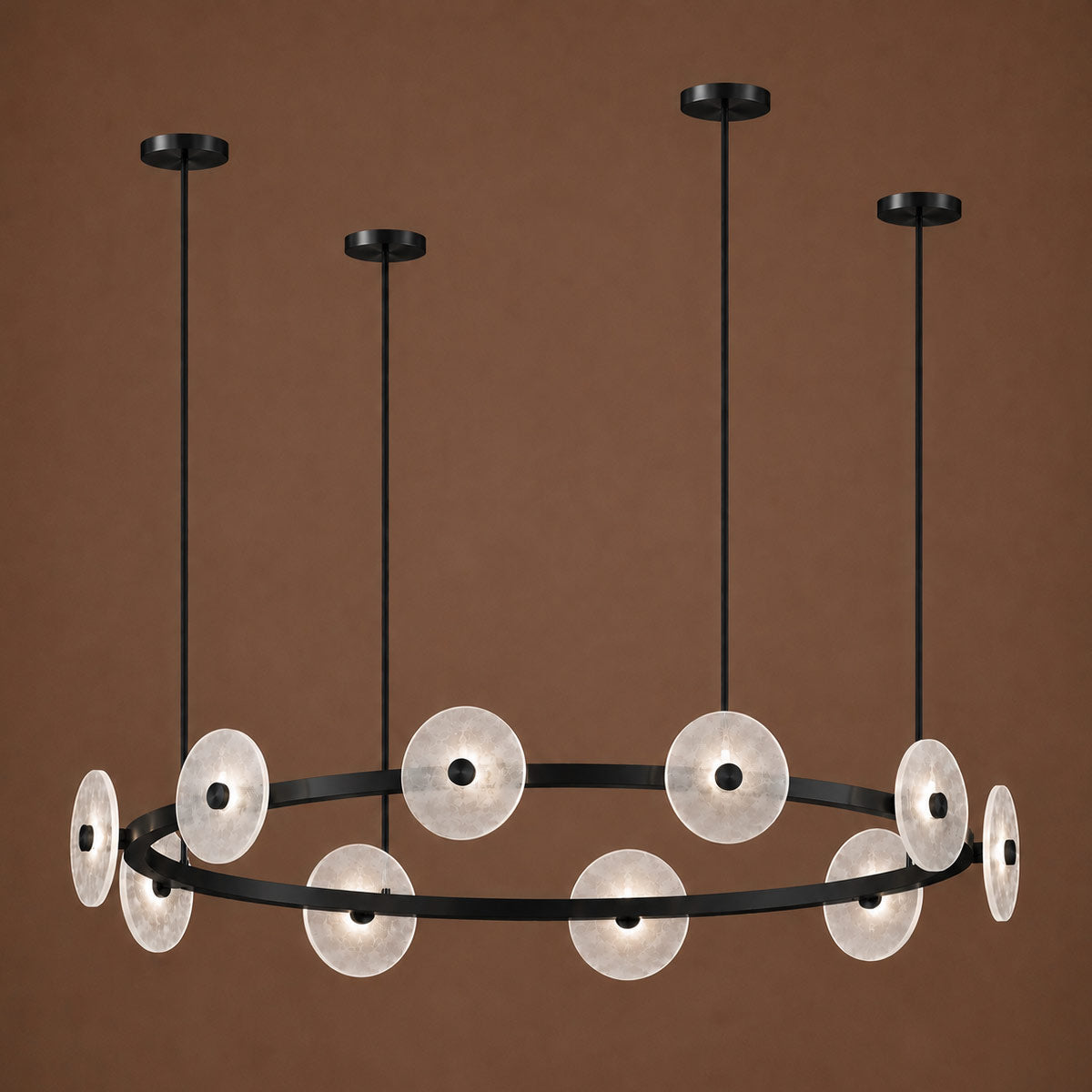 Cirkulos Halo 10 Light LED Round Pendant