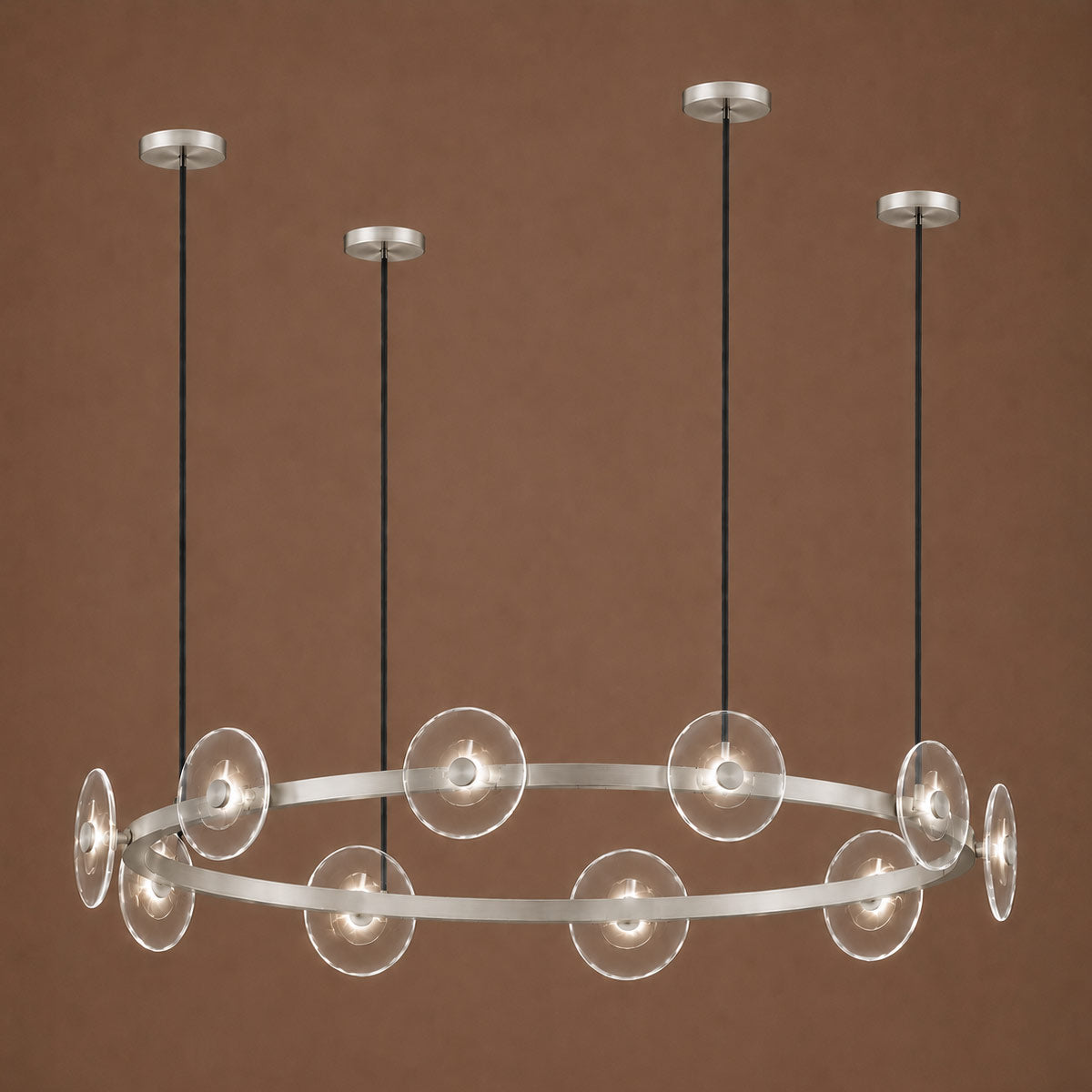 Cirkulos Halo 10 Light LED Round Pendant