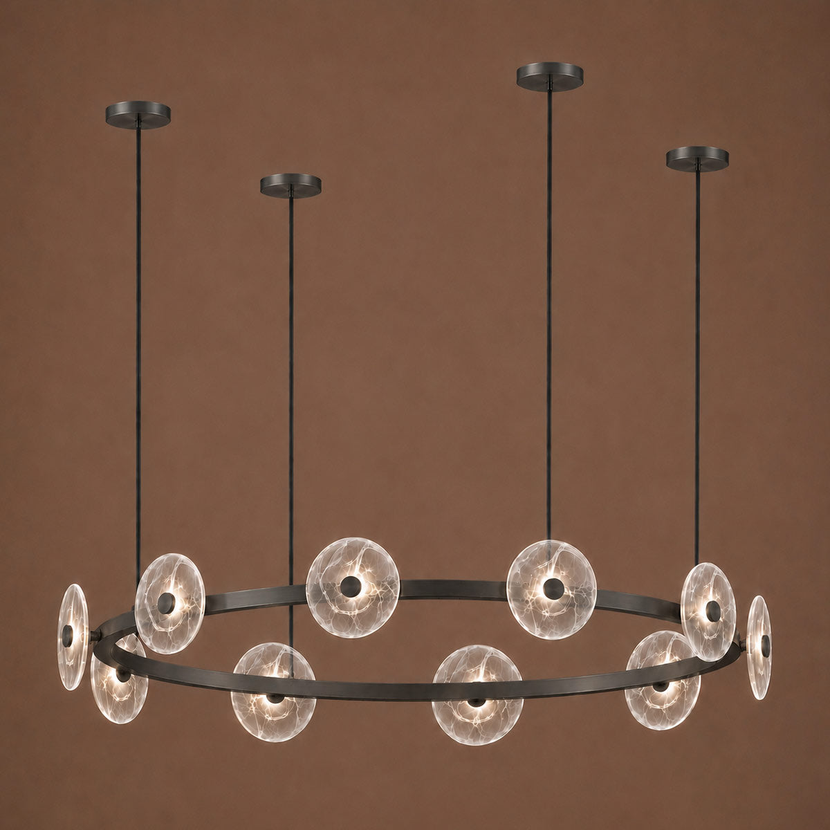 Cirkulos Halo 10 Light LED Round Pendant