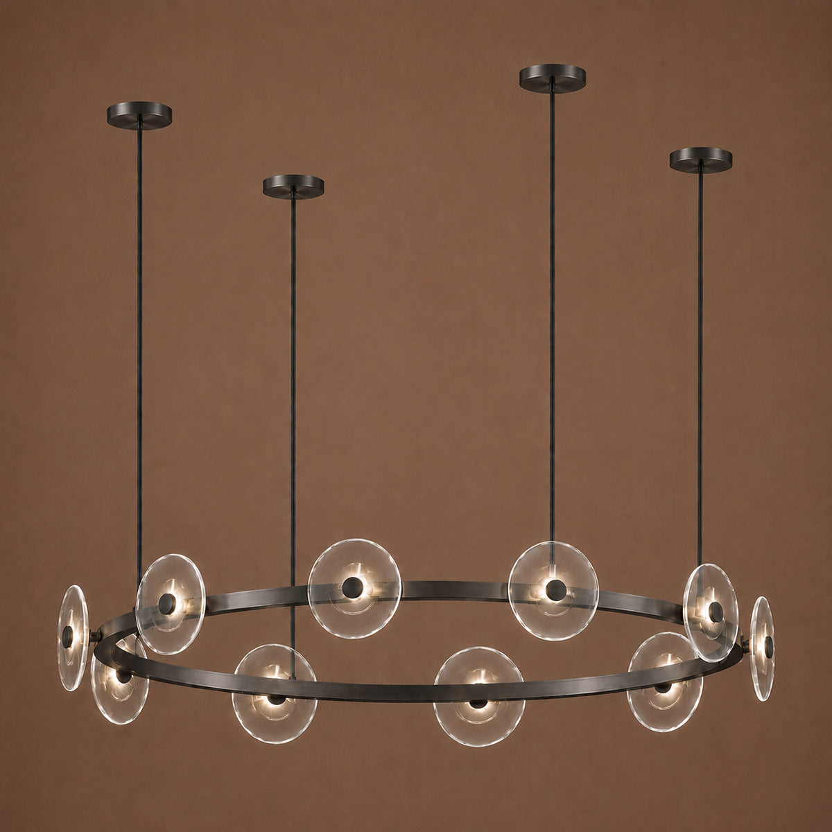 Cirkulos Halo 10 Light LED Round Pendant