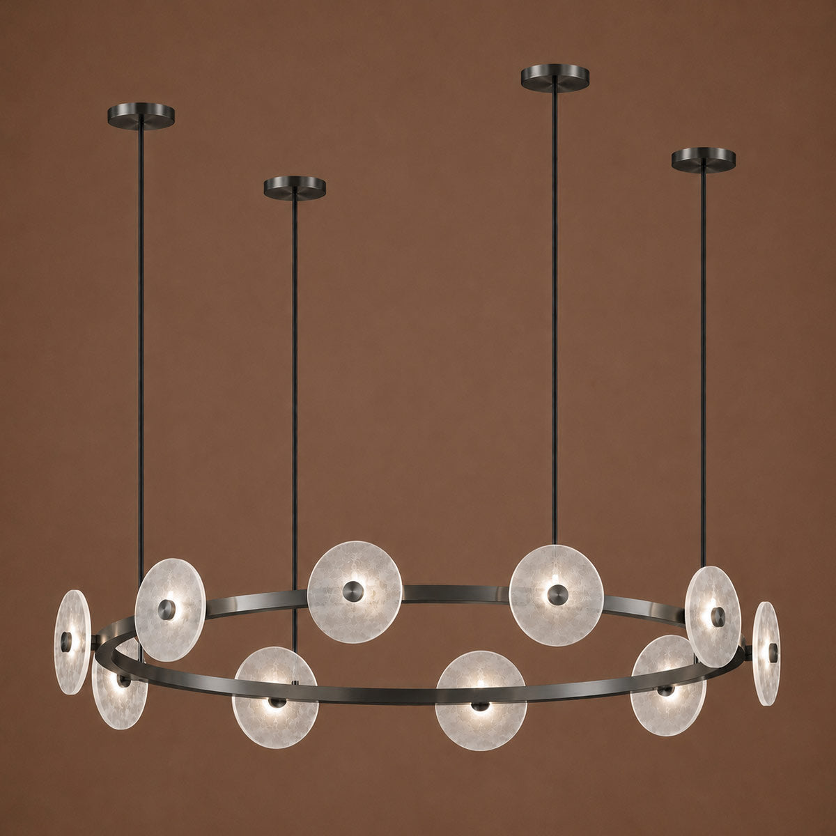 Cirkulos Halo 10 Light LED Round Pendant