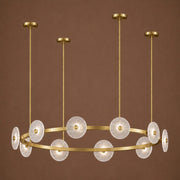 Cirkulos Halo 10 Light LED Round Pendant