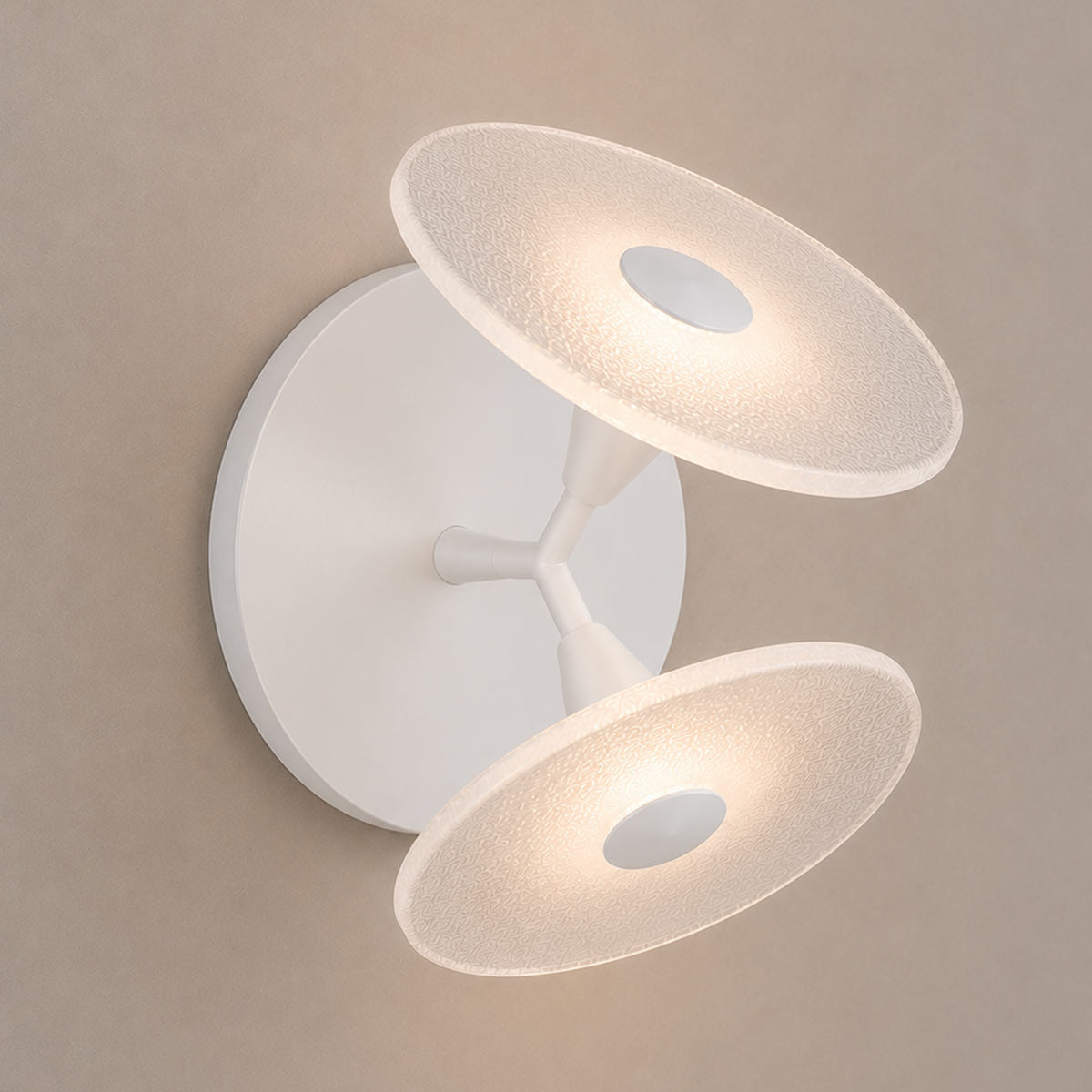 Cirkulos Halo 2 Light LED Angled Wall Light