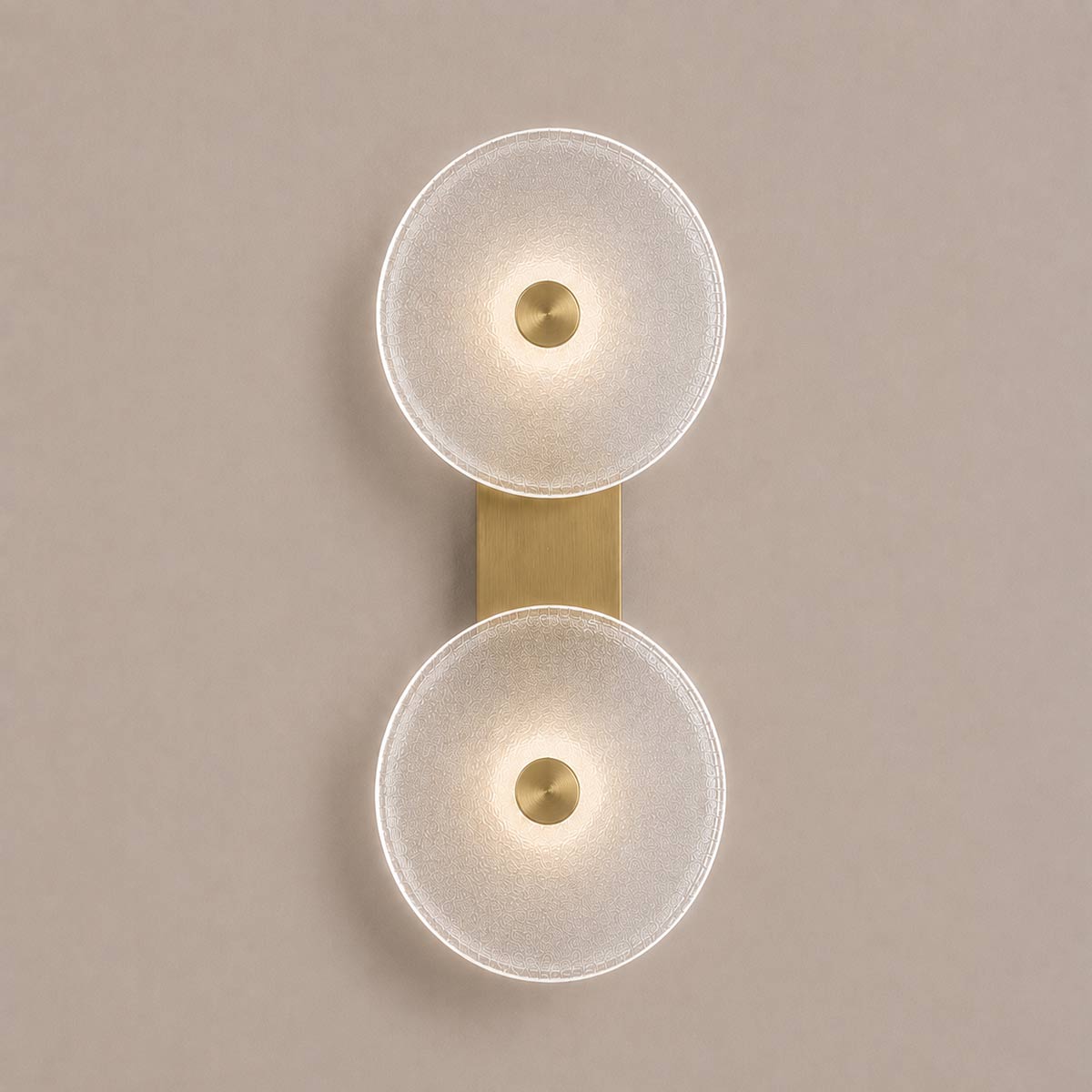 Cirkulos Halo 2 Light LED Vertical Wall Light