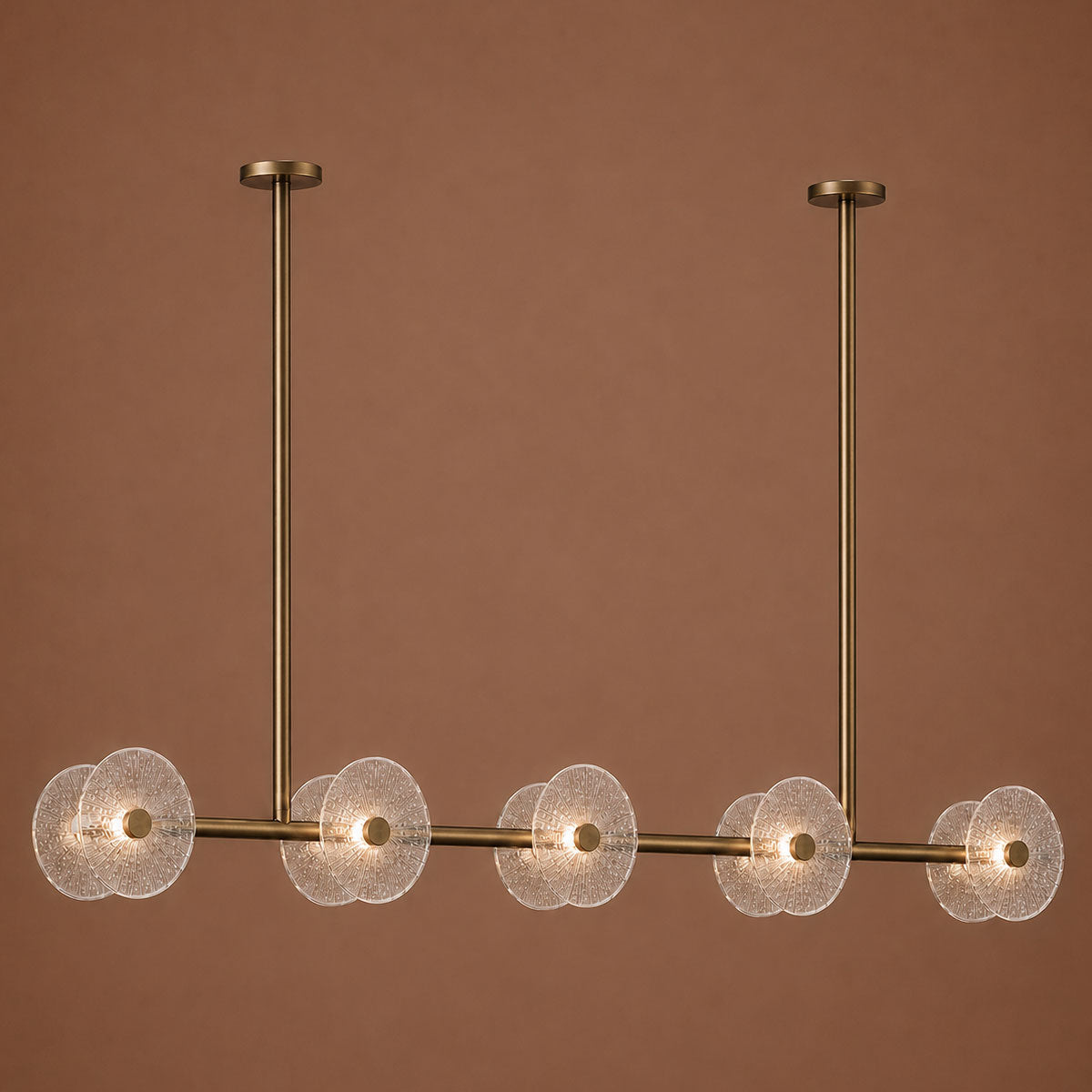 Cirkulos Iris 10 Light LED Linear Bar Pendant
