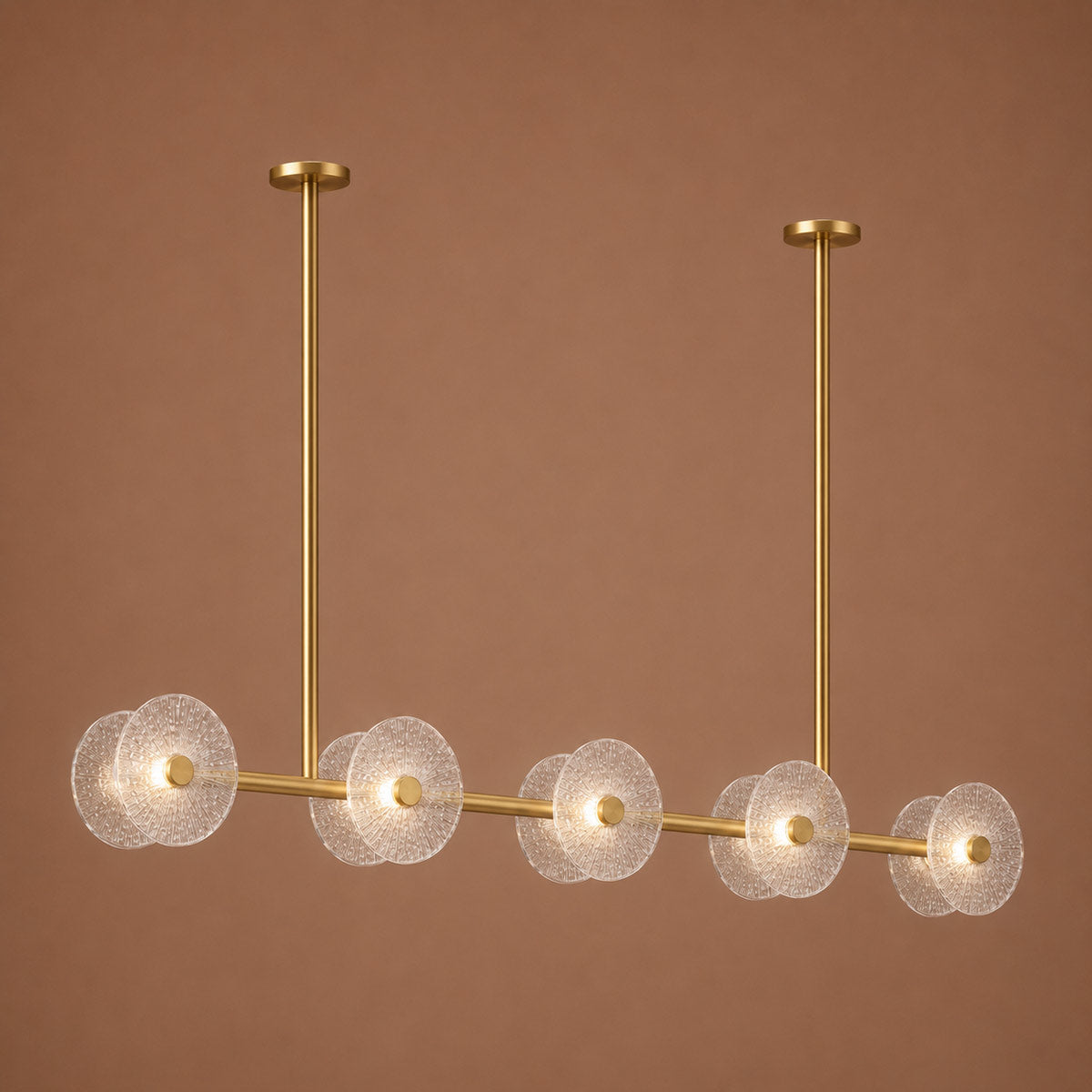Cirkulos Iris 10 Light LED Linear Bar Pendant