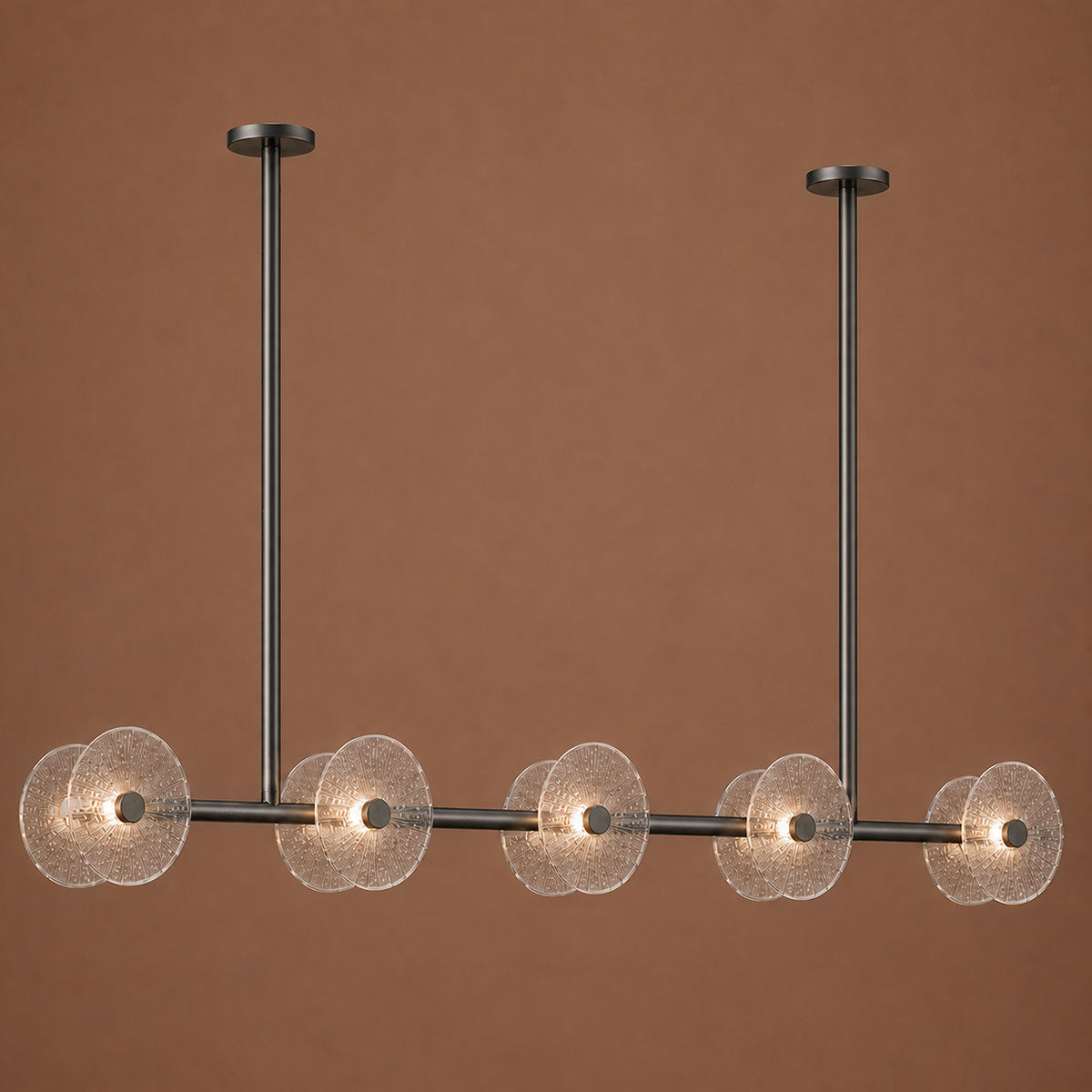 Cirkulos Iris 10 Light LED Linear Bar Pendant