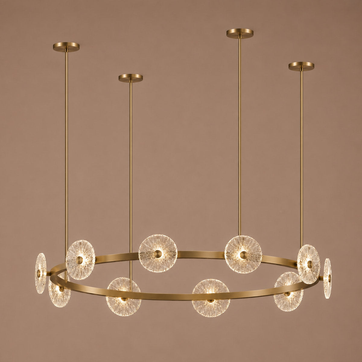 Cirkulos Iris 10 Light LED Round Pendant