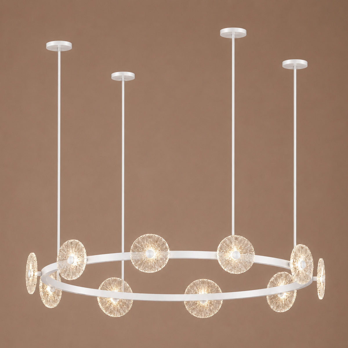 Cirkulos Iris 10 Light LED Round Pendant