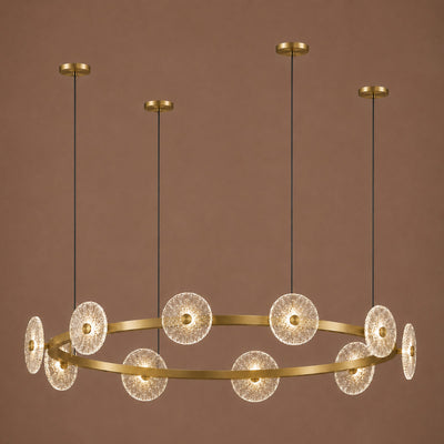 Cirkulos Iris 10 Light LED Round Pendant