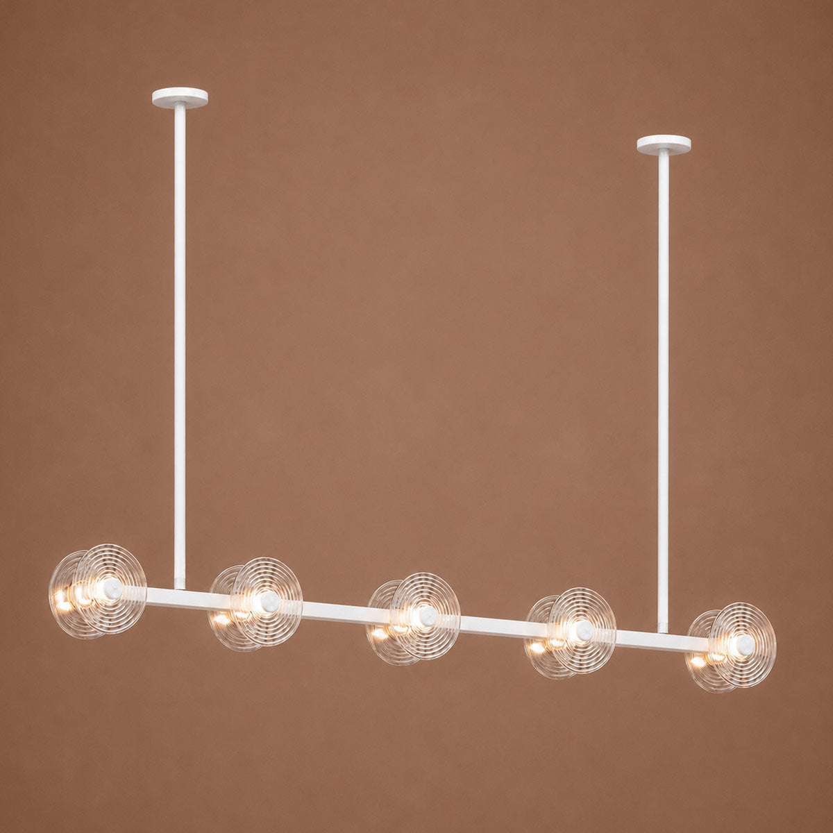 Cirkulos Lunos 10 Light LED Linear Bar Pendant