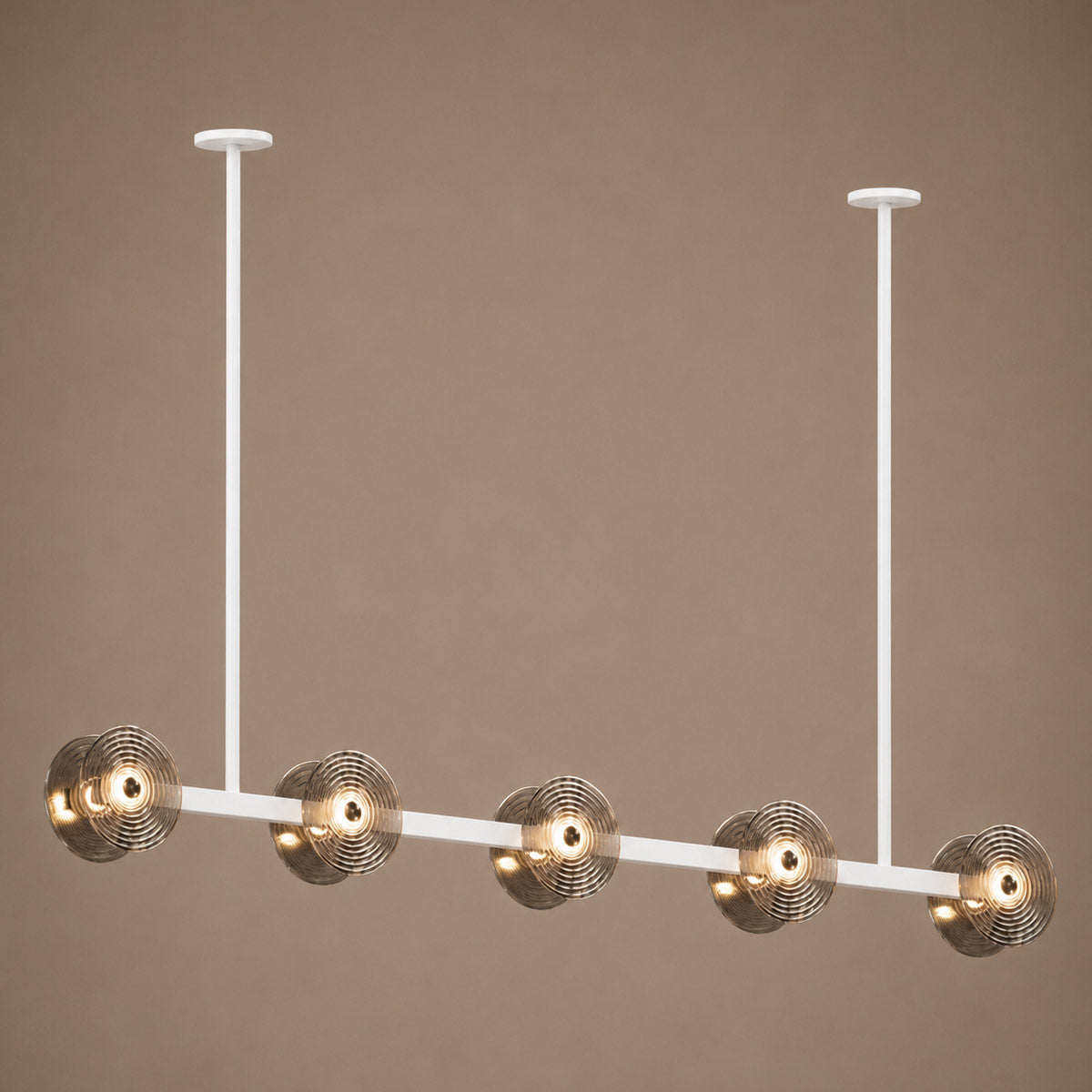 Cirkulos Lunos 10 Light LED Linear Bar Pendant