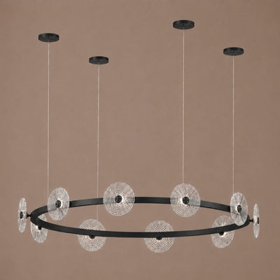 Cirkulos Lunos 10 Light LED Round Pendant