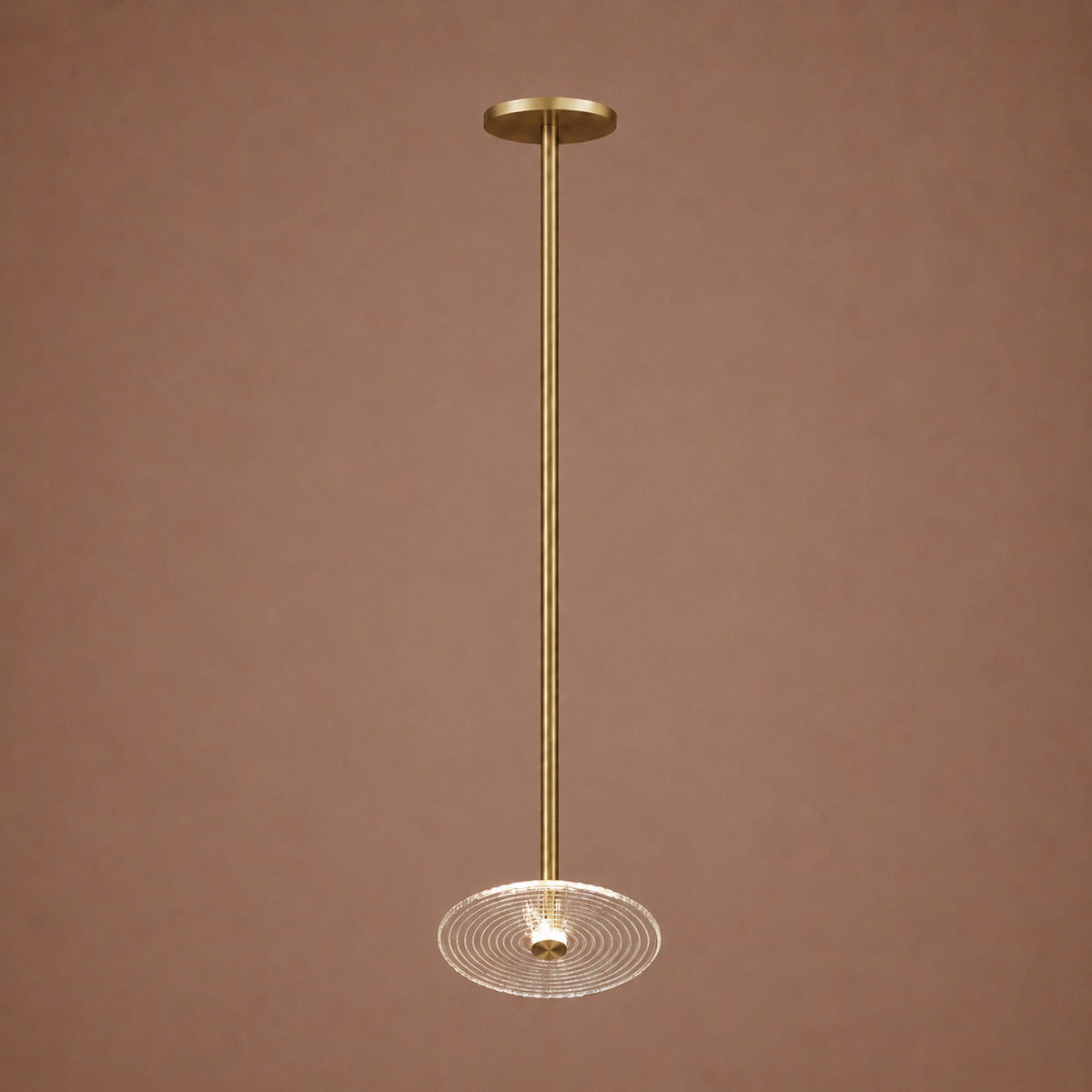 Cirkulos Lunos 1 Light LED Single Pendant