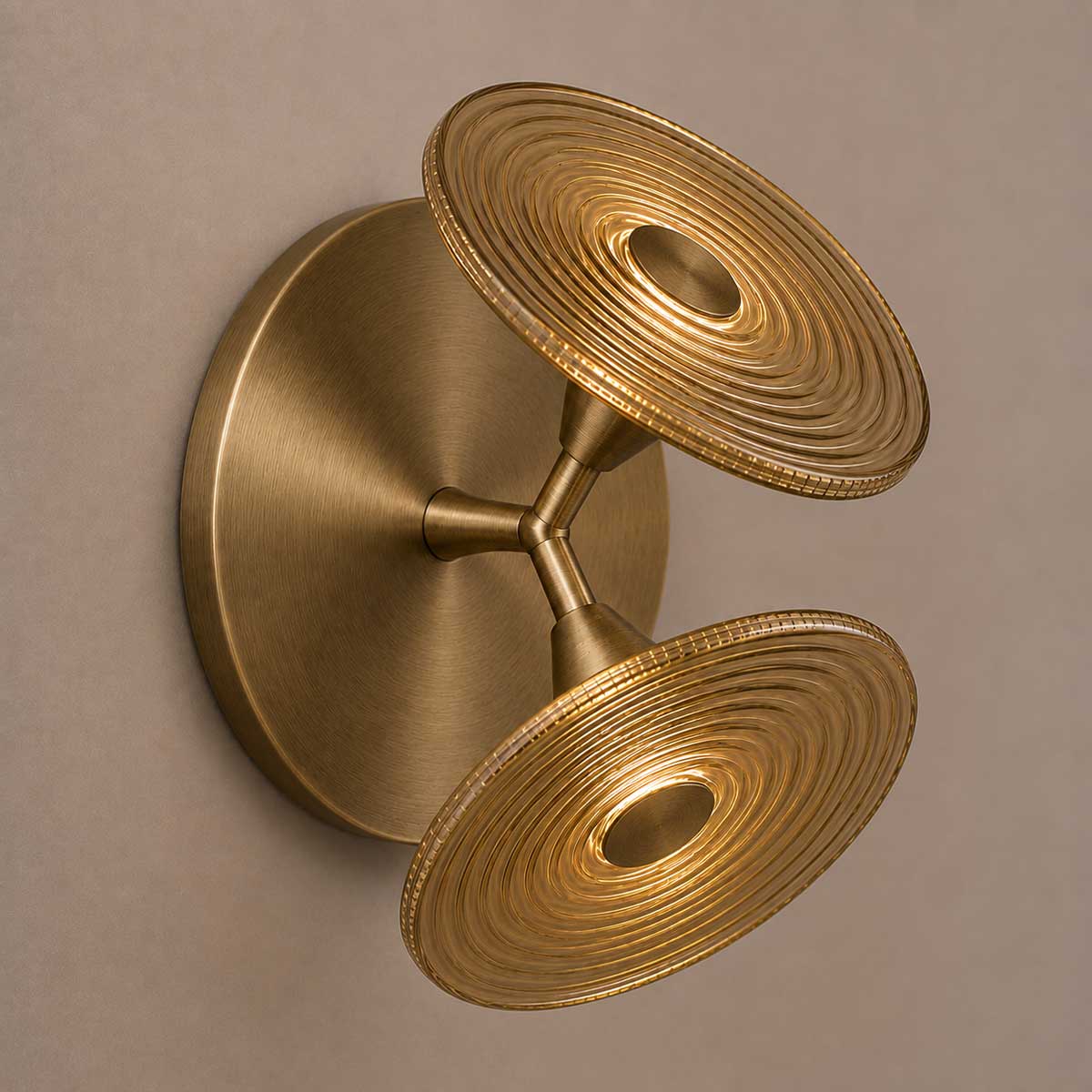 Cirkulos Lunos 2 Light LED Angled Wall Light