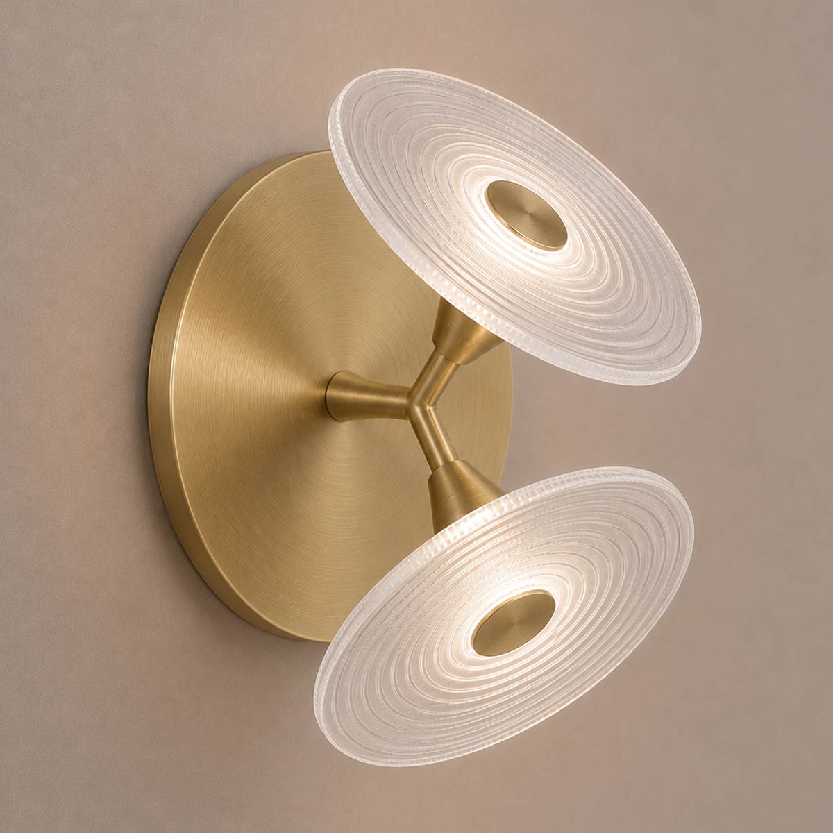 Cirkulos Lunos 2 Light LED Angled Wall Light