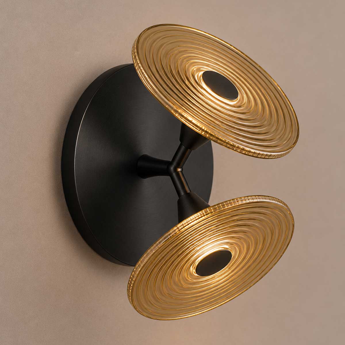 Cirkulos Lunos 2 Light LED Angled Wall Light