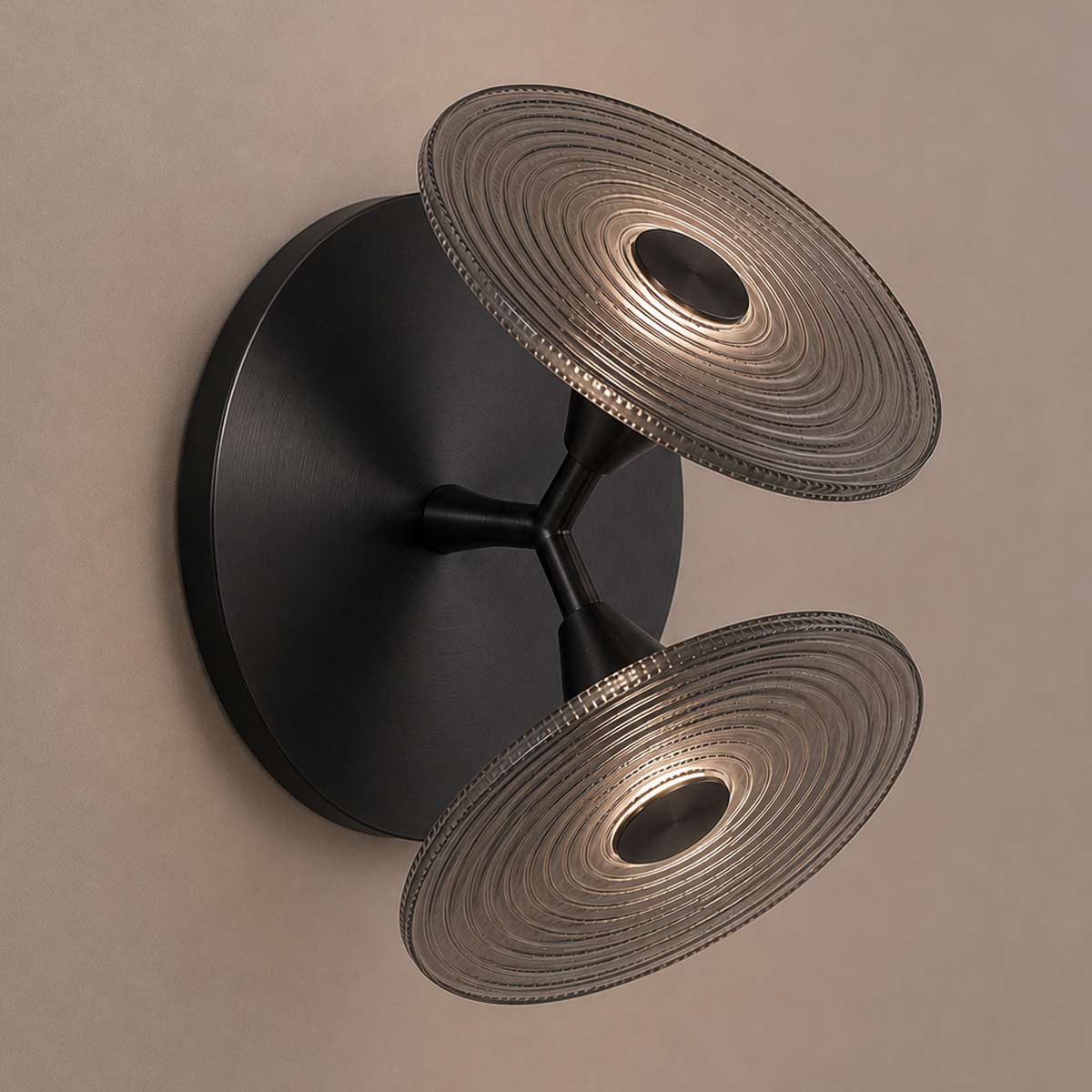 Cirkulos Lunos 2 Light LED Angled Wall Light