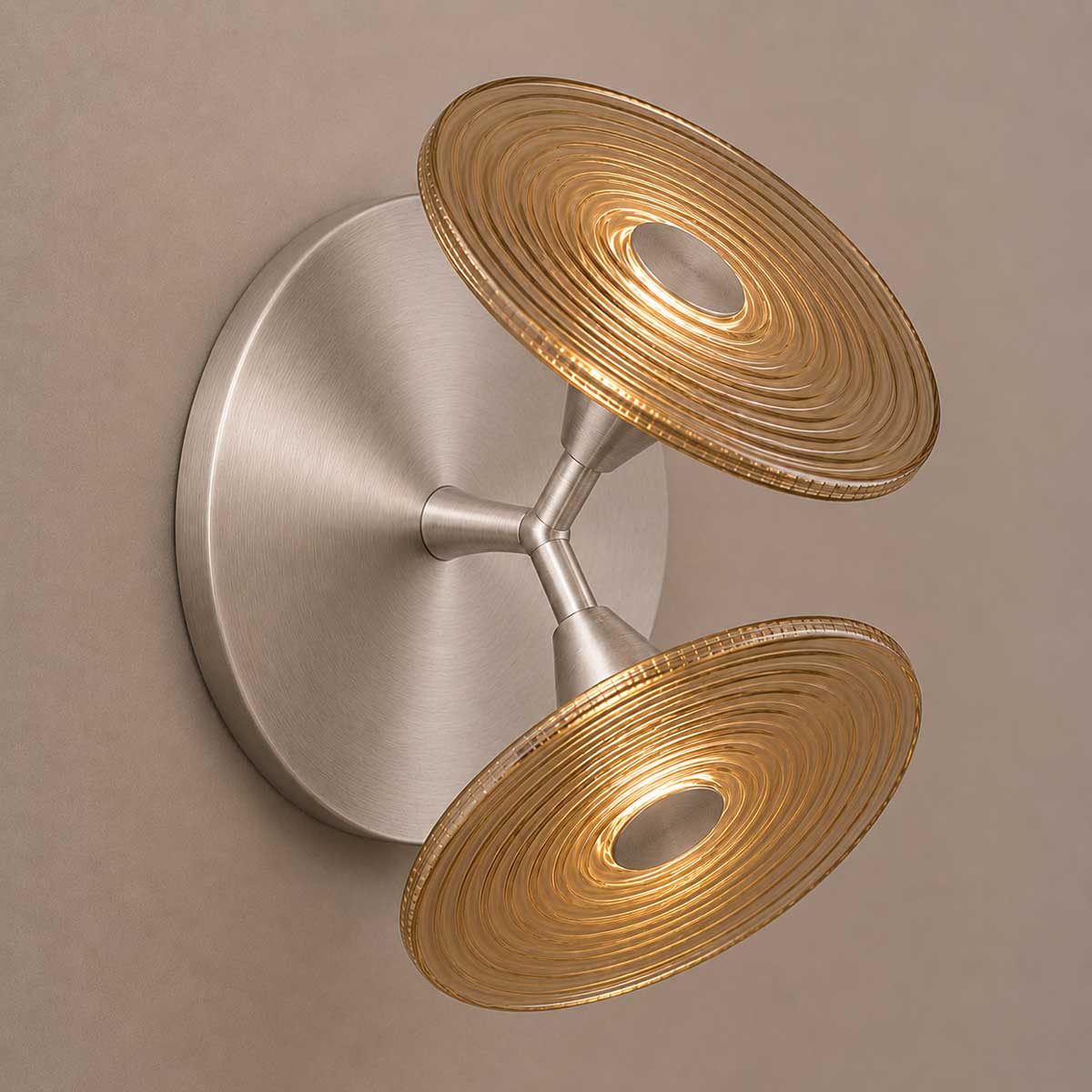 Cirkulos Lunos 2 Light LED Angled Wall Light
