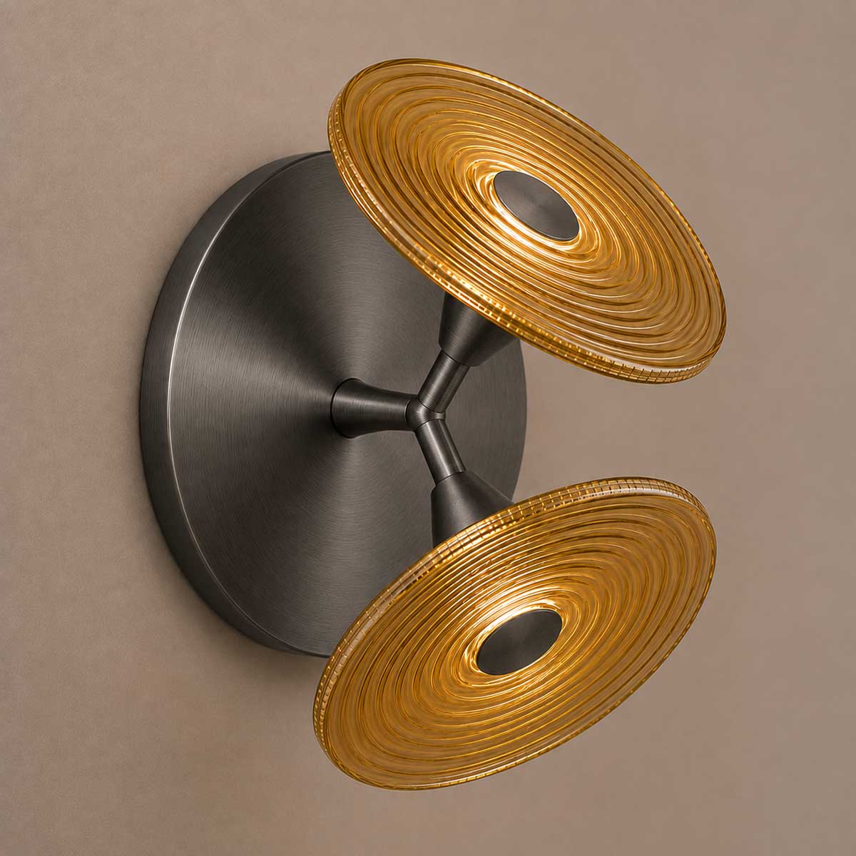 Cirkulos Lunos 2 Light LED Angled Wall Light