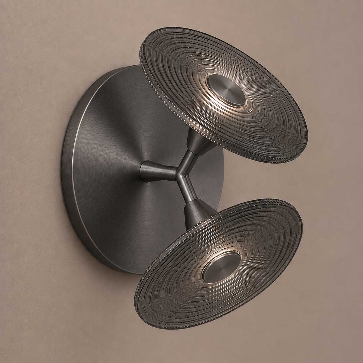 Cirkulos Lunos 2 Light LED Angled Wall Light
