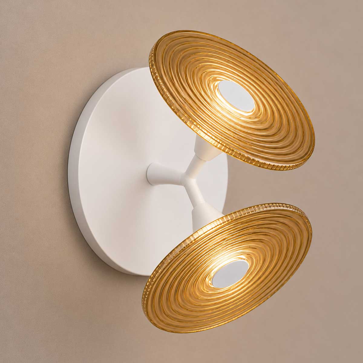 Cirkulos Lunos 2 Light LED Angled Wall Light