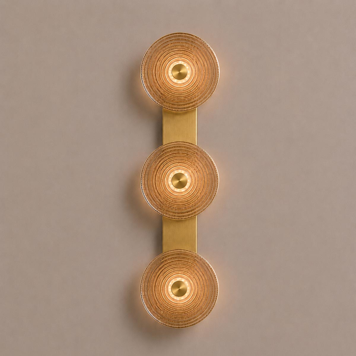 Cirkulos Lunos 3 Light LED Vertical Wall Light