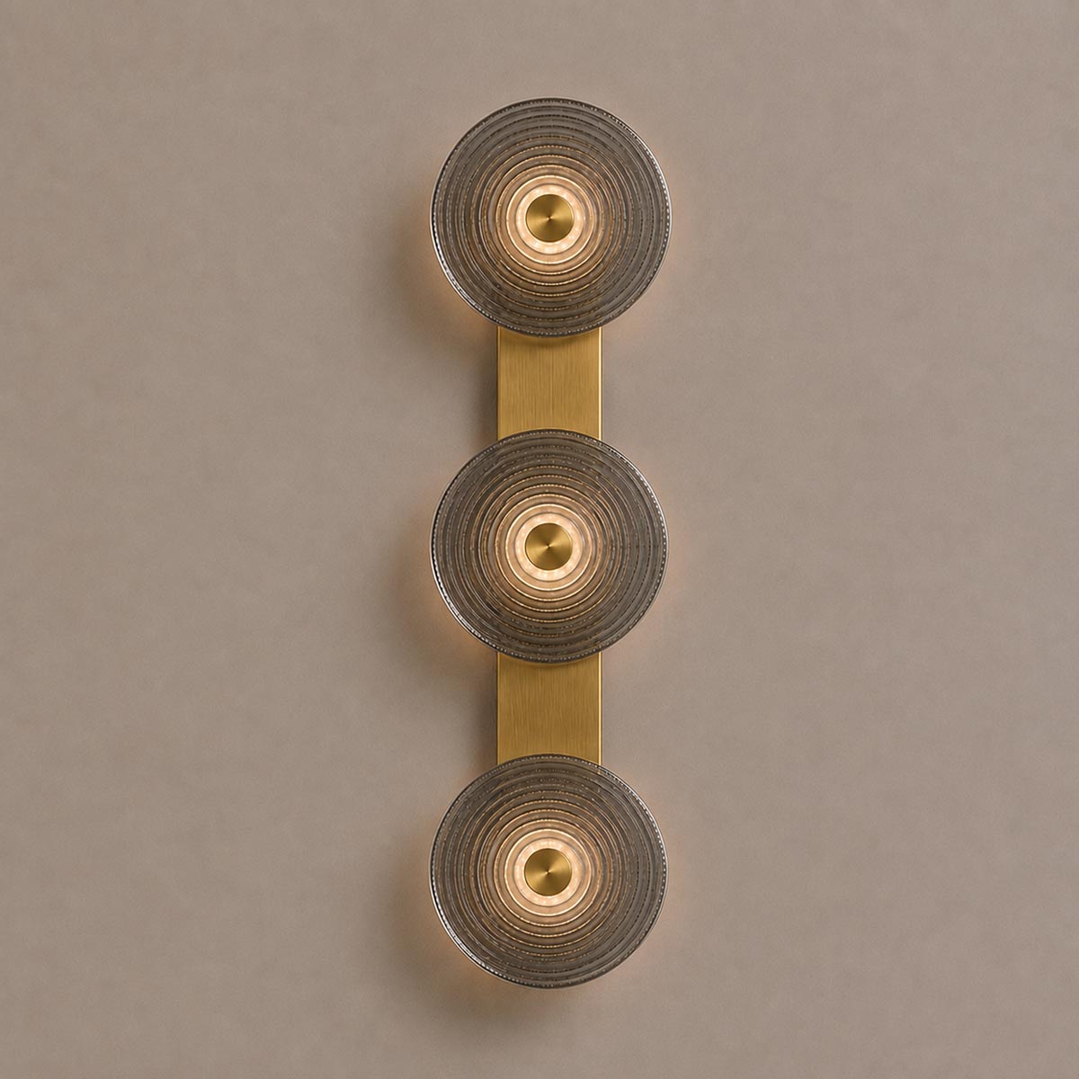 Cirkulos Lunos 3 Light LED Vertical Wall Light