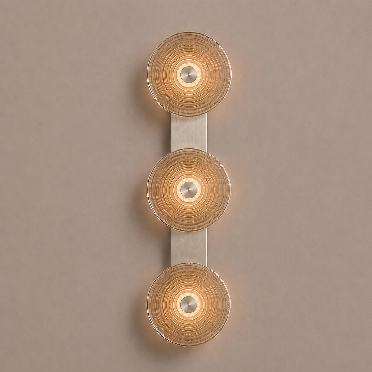 Cirkulos Lunos 3 Light LED Vertical Wall Light