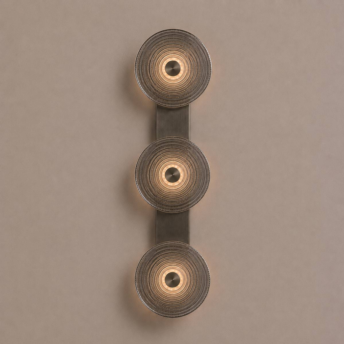 Cirkulos Lunos 3 Light LED Vertical Wall Light