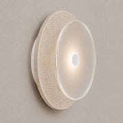 Cirkulos Marbello Halo Beige Travertine LED Wall Light