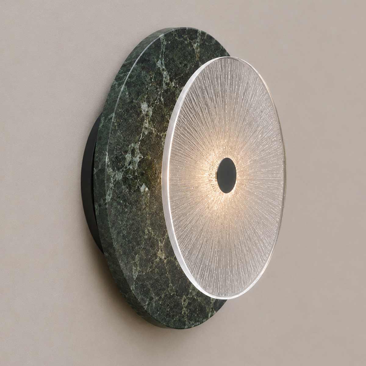 Cirkulos Marbello Iris Green Verde Marble LED Wall Light