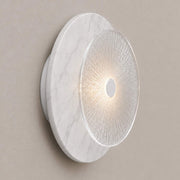 Cirkulos Marbello Iris White Marble LED Wall Light