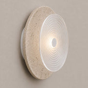 Cirkulos Marbello Lunos Beige Travertine LED Wall Light