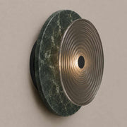 Cirkulos Marbello Lunos Green Verde Marble LED Wall Light