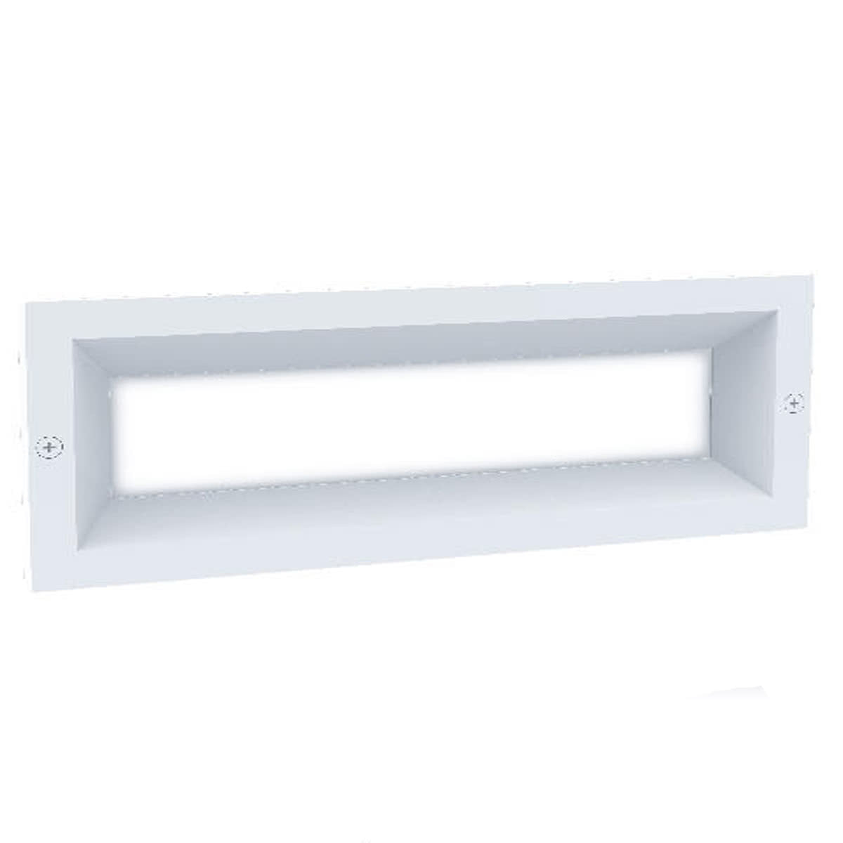 Brick Series Outdoor Recessed Wall Light with Frosted Diffuser