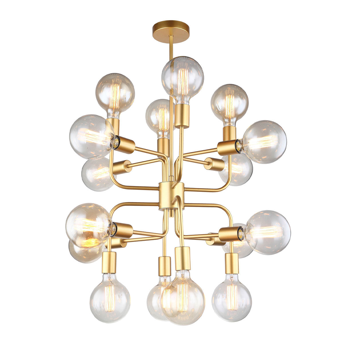 Hexade 16 Light Modern Abstract Pendant Light