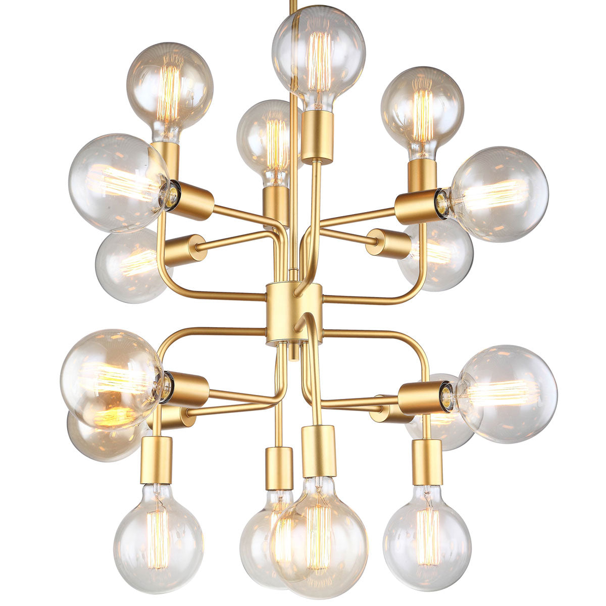 Hexade 16 Light Modern Abstract Pendant Light