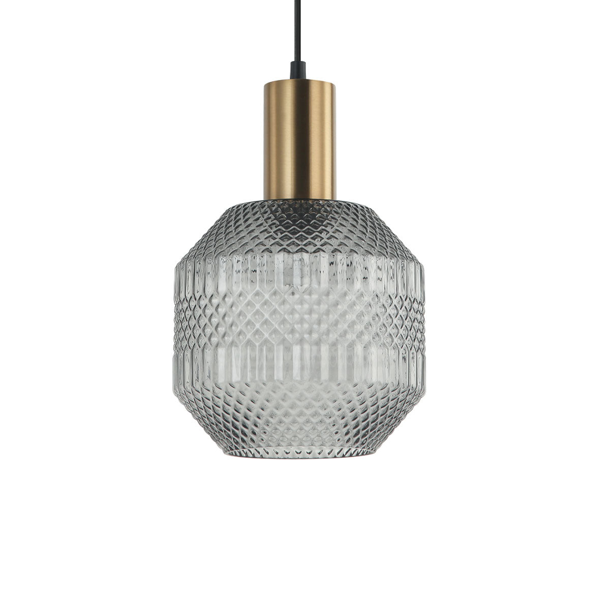 Maraca 1 Light Quadrilateral Segment Glass Pendant Light