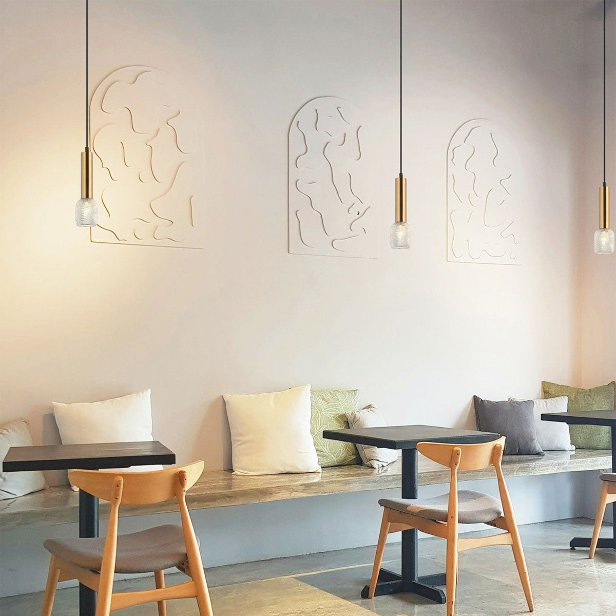 Mikro Interior Cylinder Mesh Pendant Light