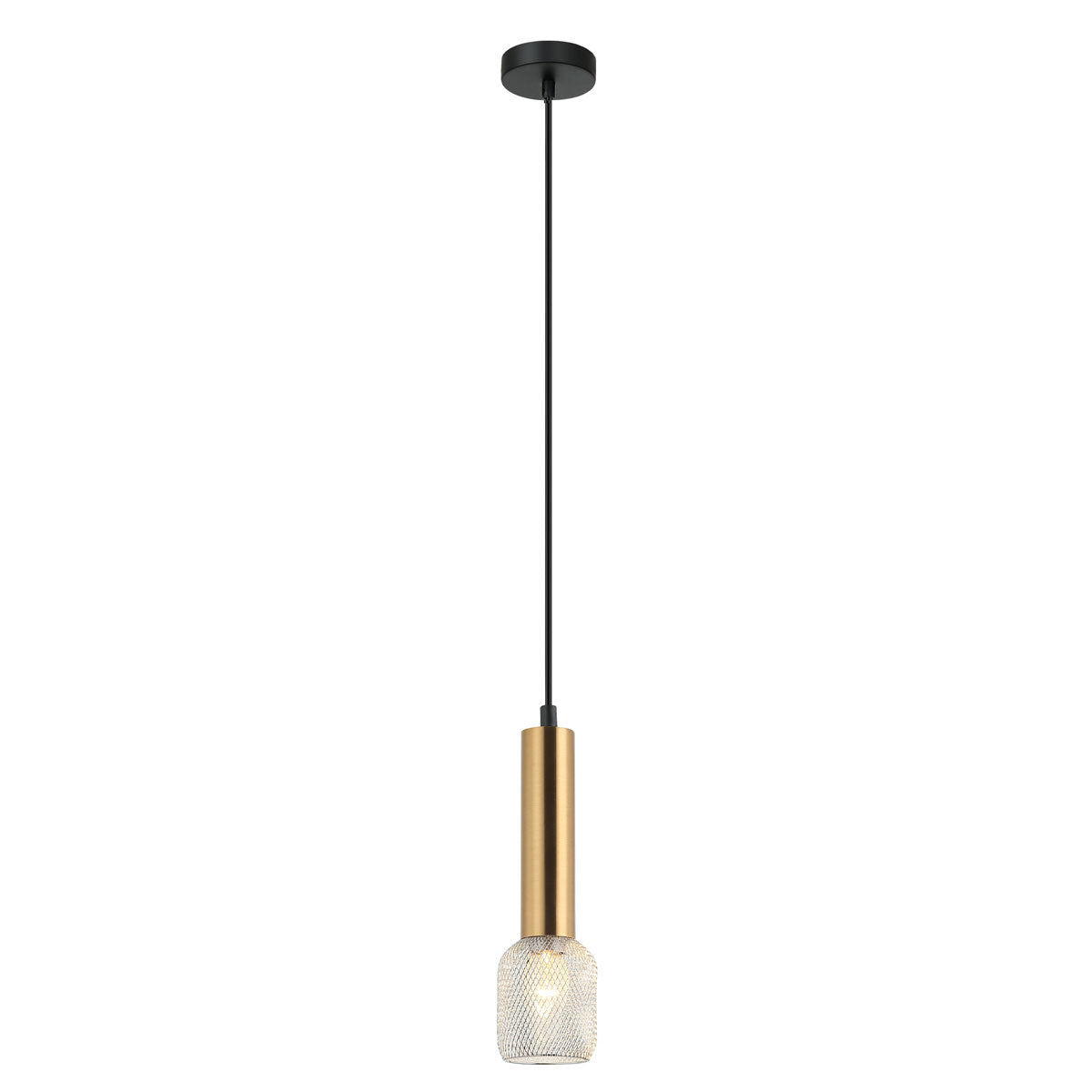 Mikro Interior Cylinder Mesh Pendant Light
