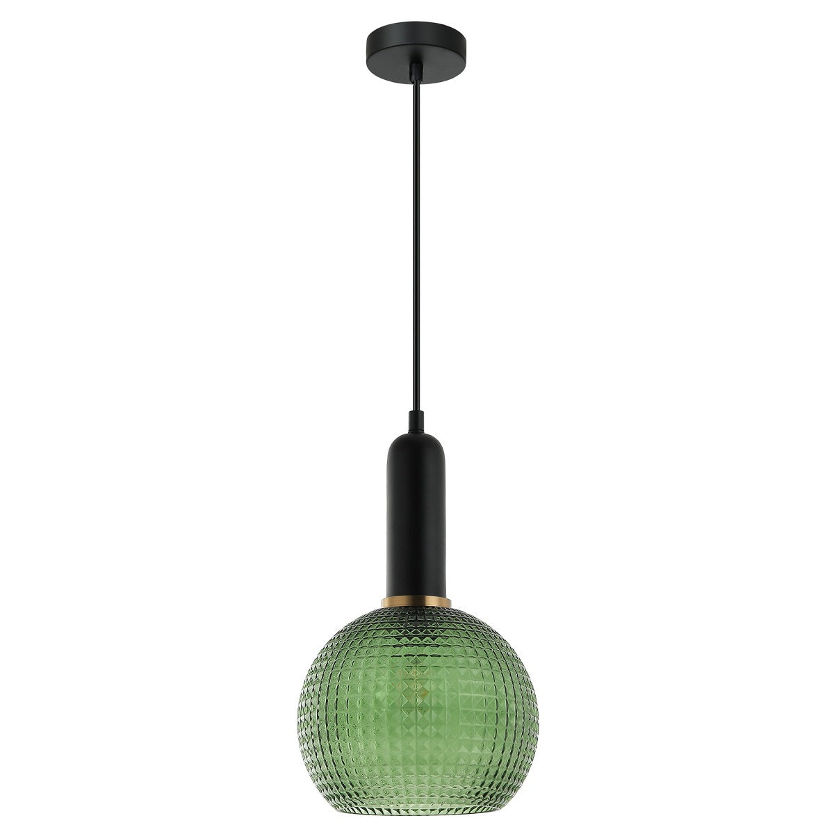 Pelota 1 Light Interior Wine Glass Segmented Glass Pendant Light