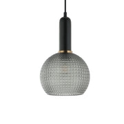 Pelota 1 Light Interior Wine Glass Segmented Glass Pendant Light