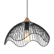 Spiaggia Iron Dome Wavy Edge Pendant Light