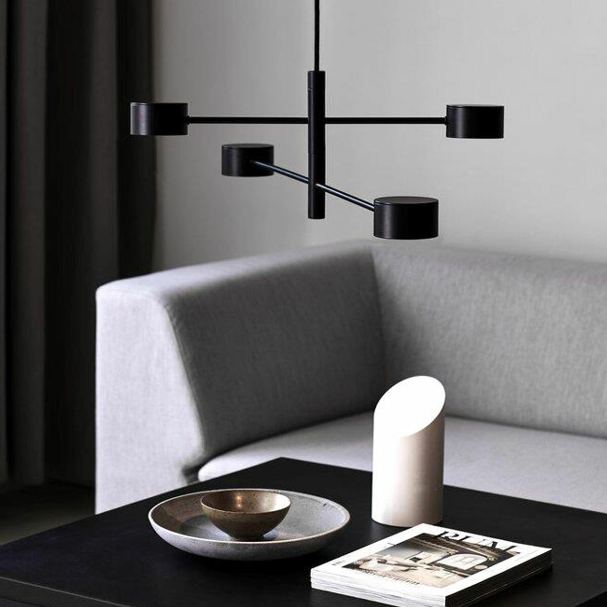 Clyde 4 Light 20W LED Cluster Pendant Light