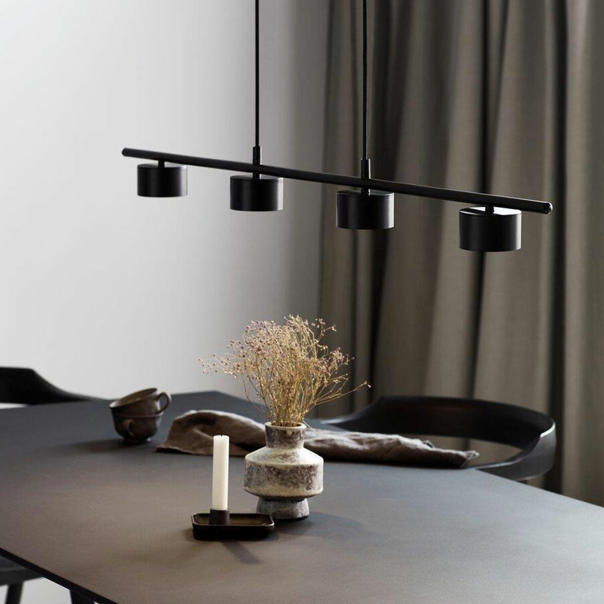 Clyde 4 Light 20W LED Linear Pendant Light