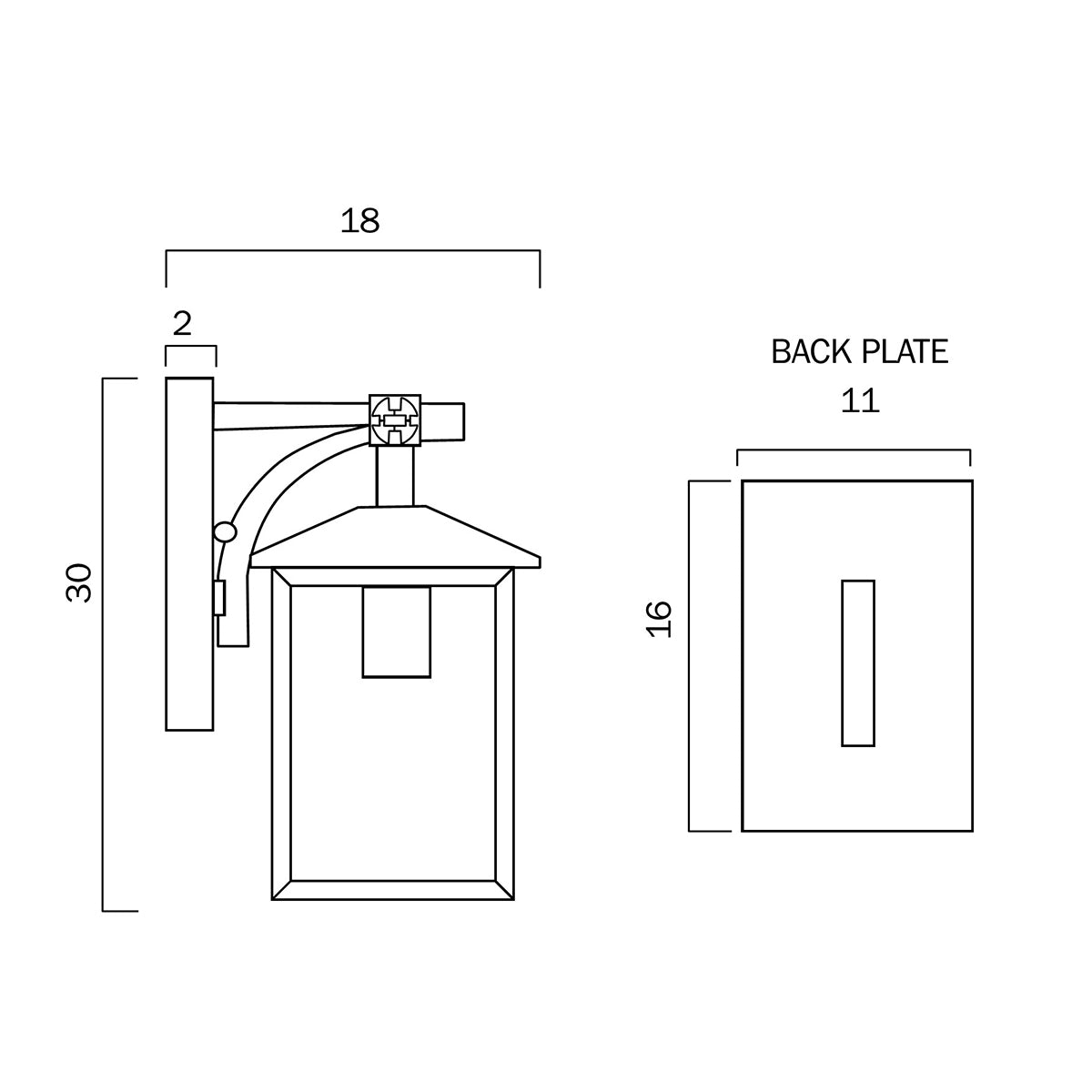 Coby Large Solid Brass Outdoor Exterior Coach Wall Light