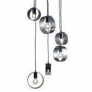 Colossale Hexad Smoked Glass Pendant Light - 6 Lights