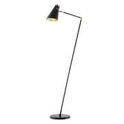 Colton Black & Brushed Brass Floor Lamp