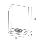 Como 3 Blade 36" DC Ceiling Fan